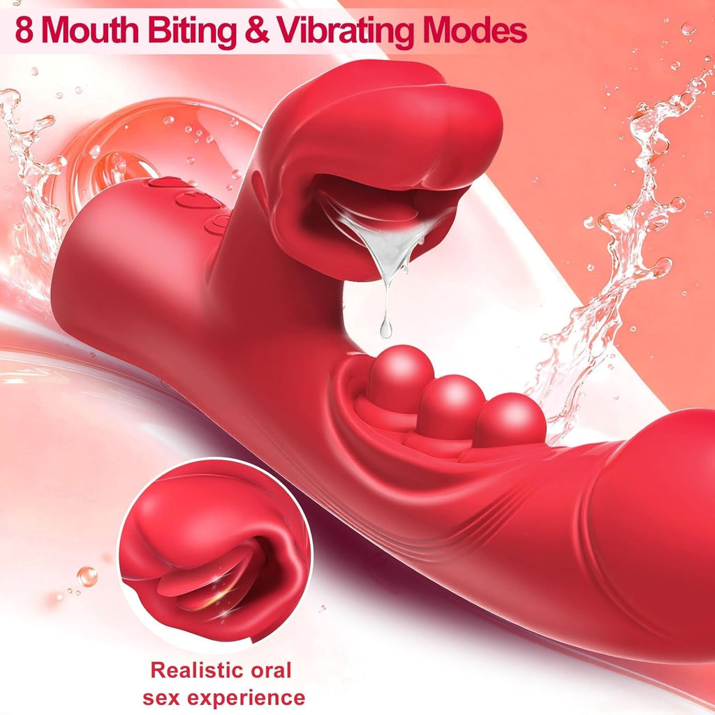 TeaseBite Tapping Balls Biting G-Spot Vibrator