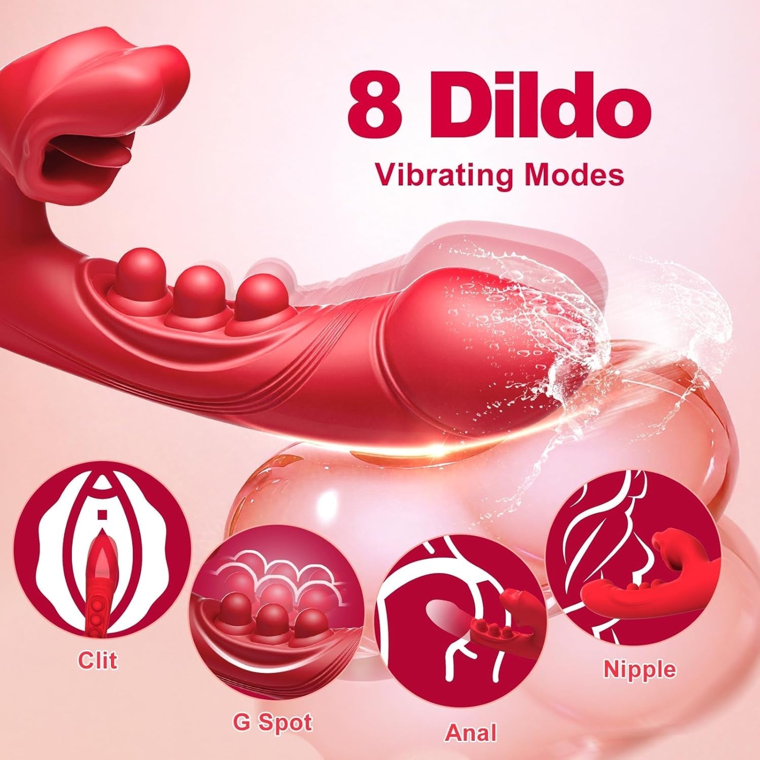 TeaseBite Tapping Balls Biting G-Spot Vibrator