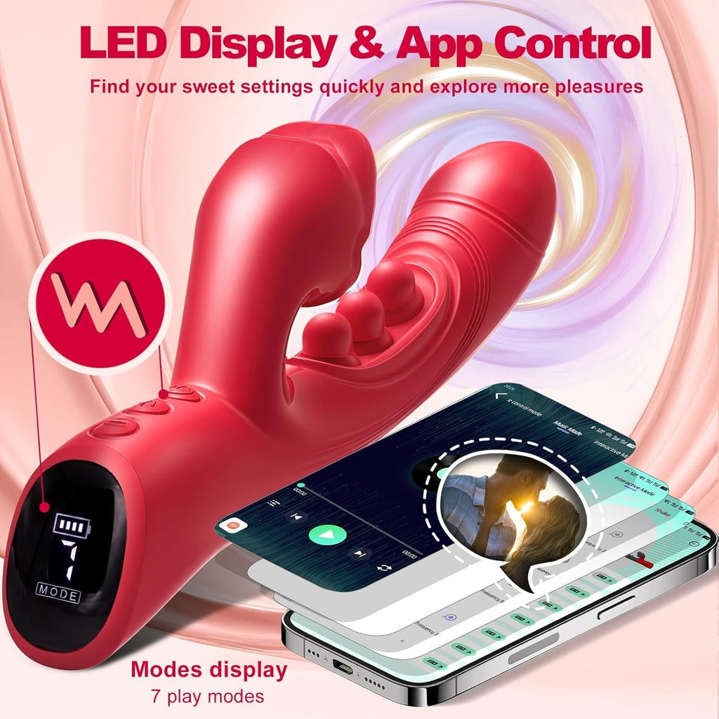 TeaseBite Tapping Balls Biting G-Spot Vibrator