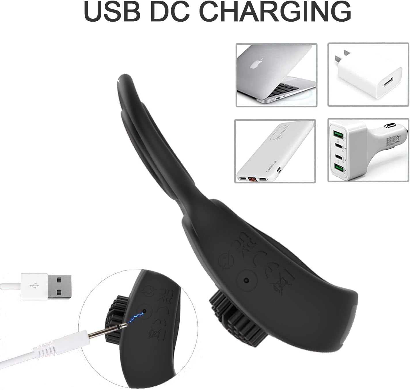 TeaseDrop Vibrating Cock Ring Clit Stimulator for Couples
