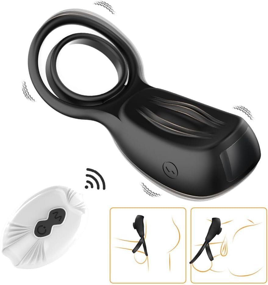 TeaseDrop Vibrating Cock Ring Clit Stimulator for Couples