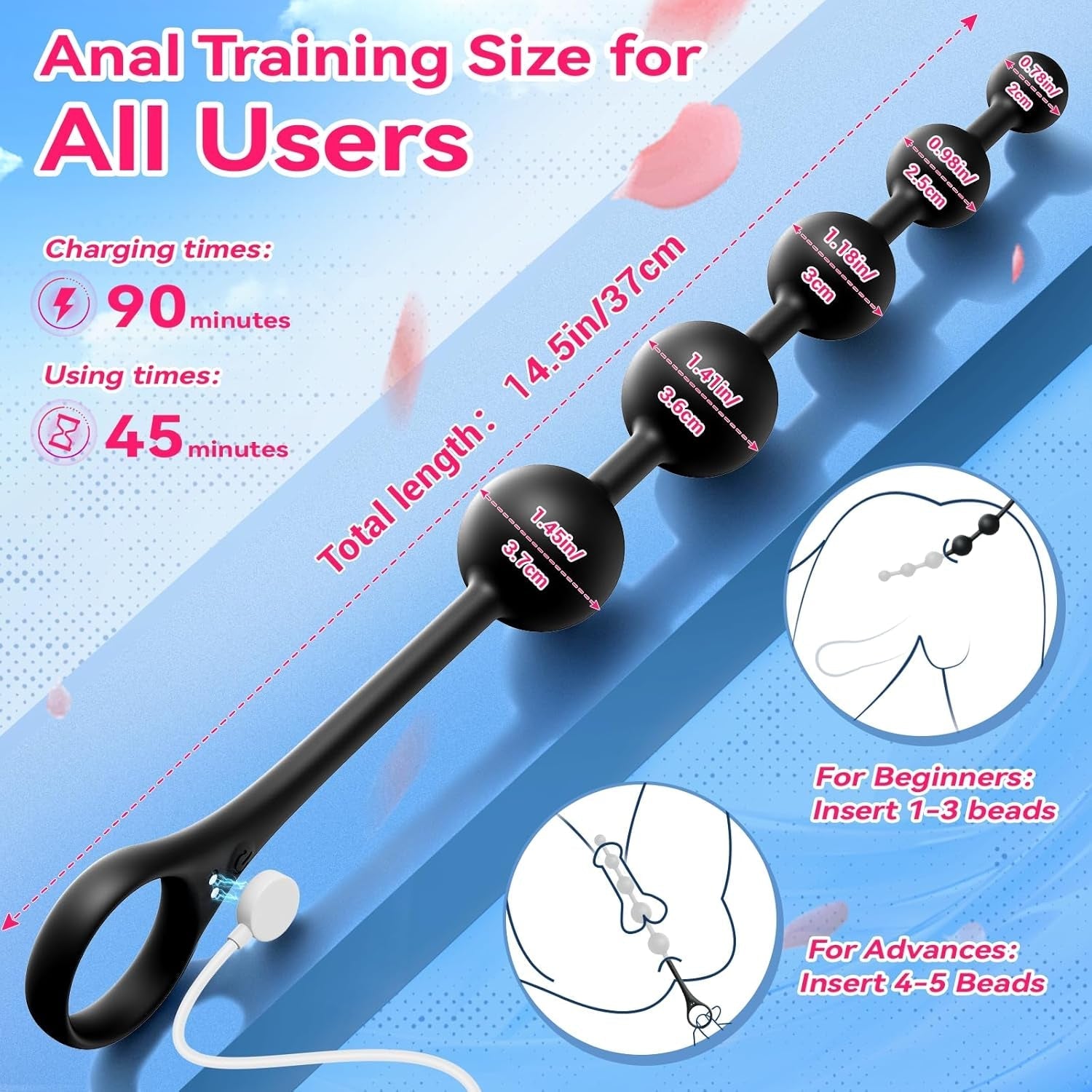 TemptLink App-Control Anal Beads & G-Spot Vibrator