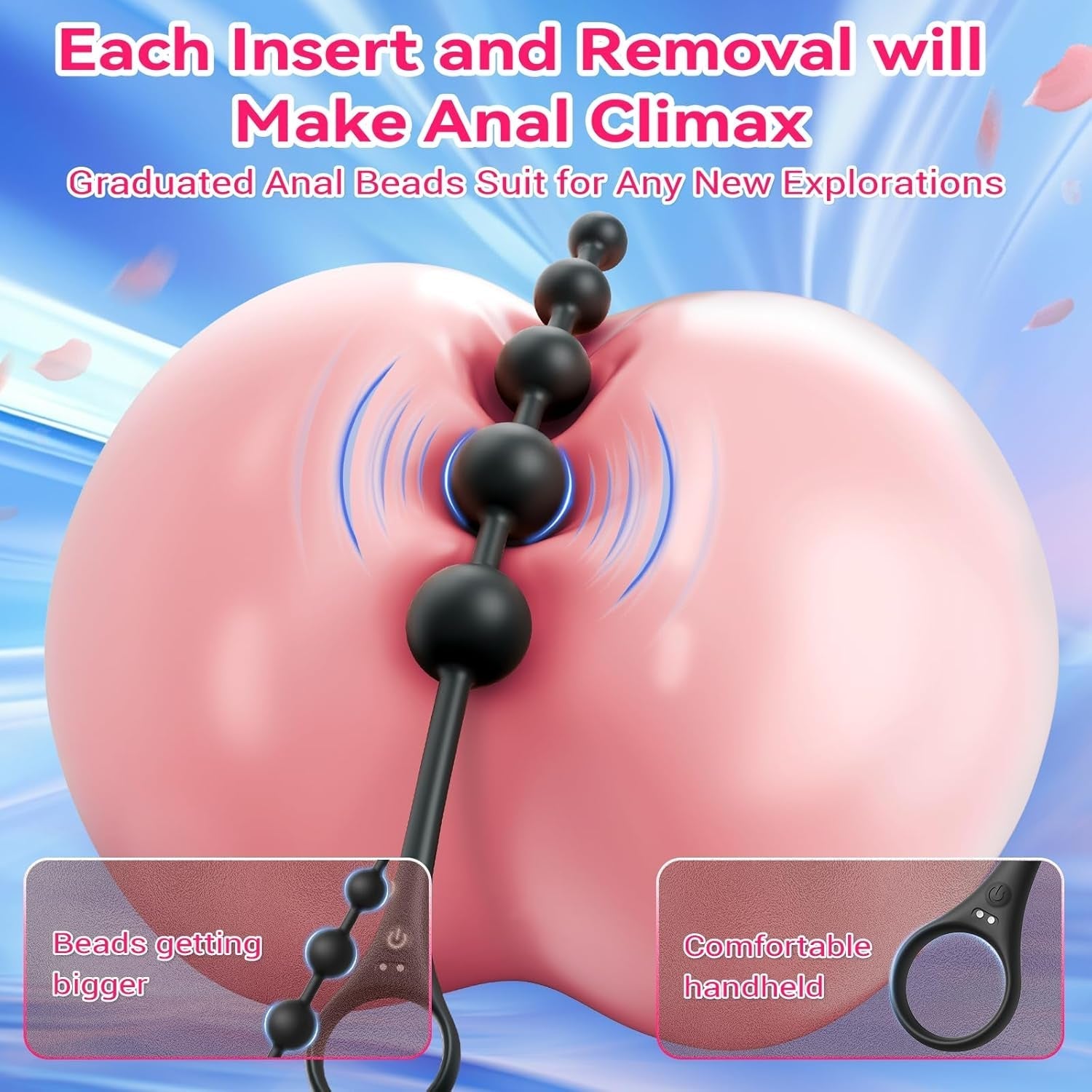 TemptLink App-Control Anal Beads & G-Spot Vibrator