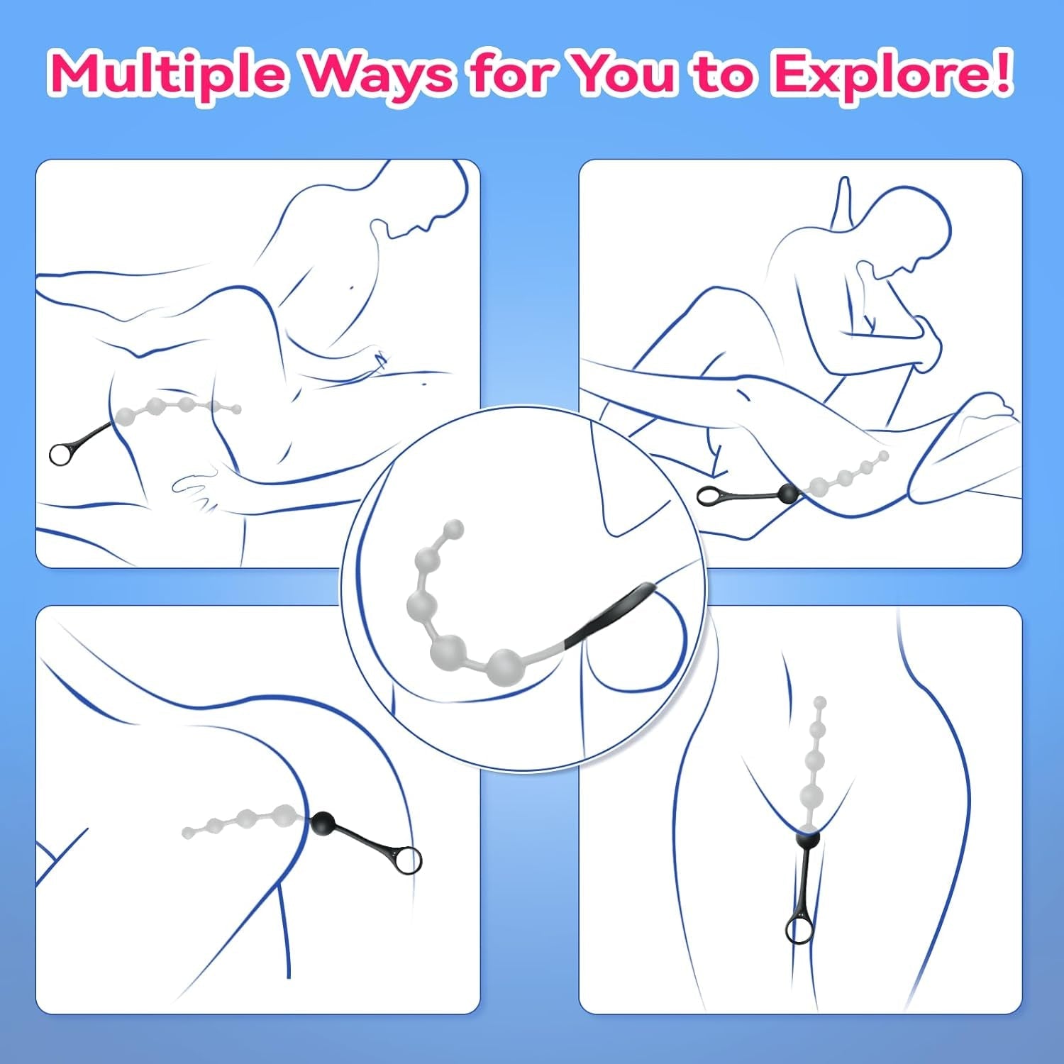 TemptLink App-Control Anal Beads & G-Spot Vibrator