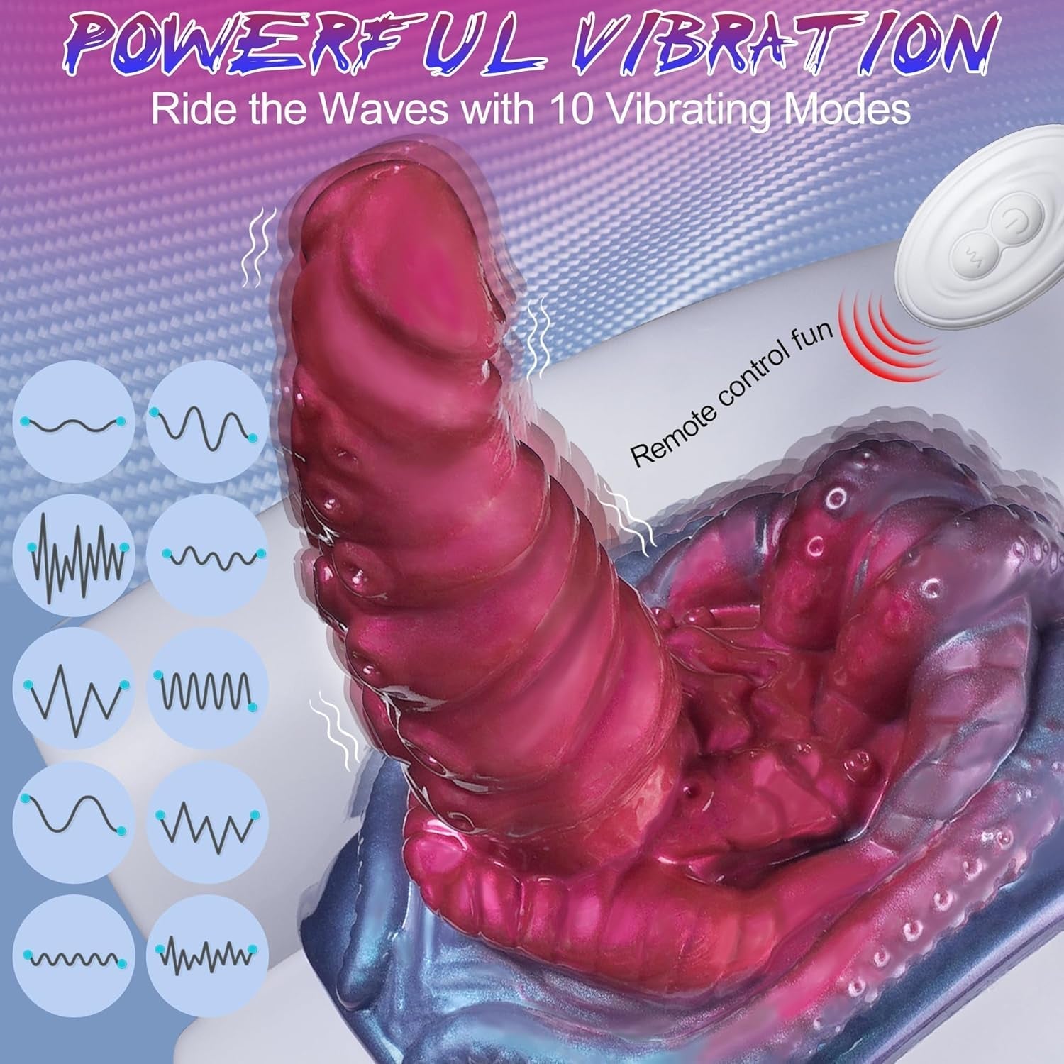 TentacleRide Riding Dildo Vibrator & Grinder