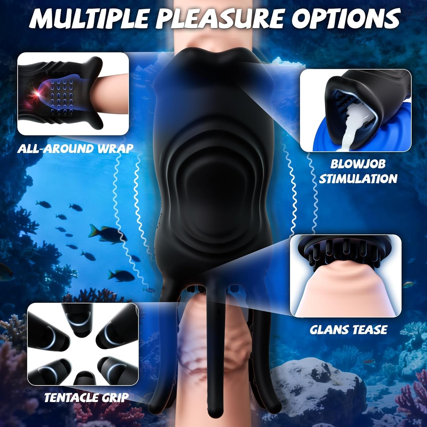 TentacleX 360° Tentacle Male Vibrating Stroker