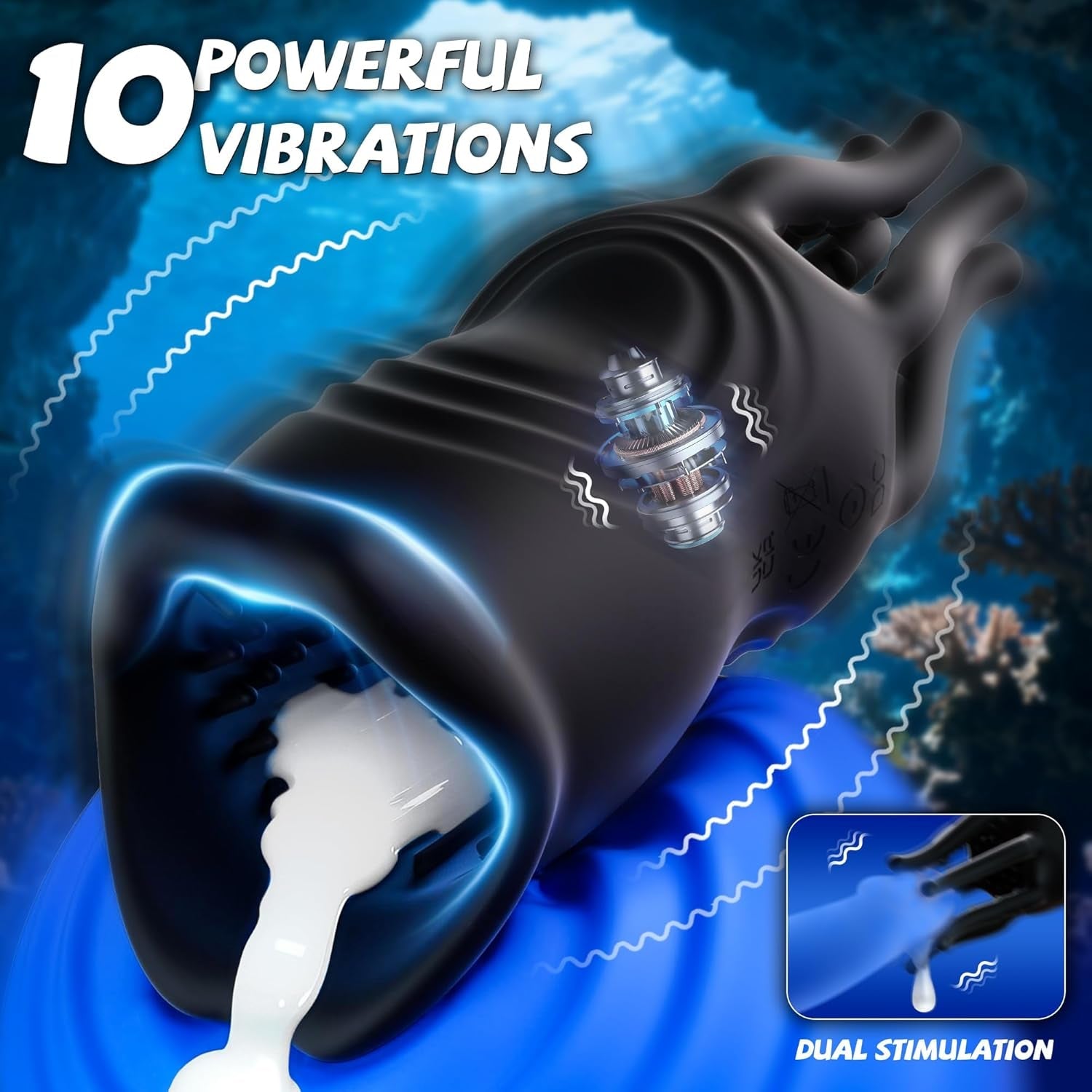 TentacleX 360° Tentacle Male Vibrating Stroker