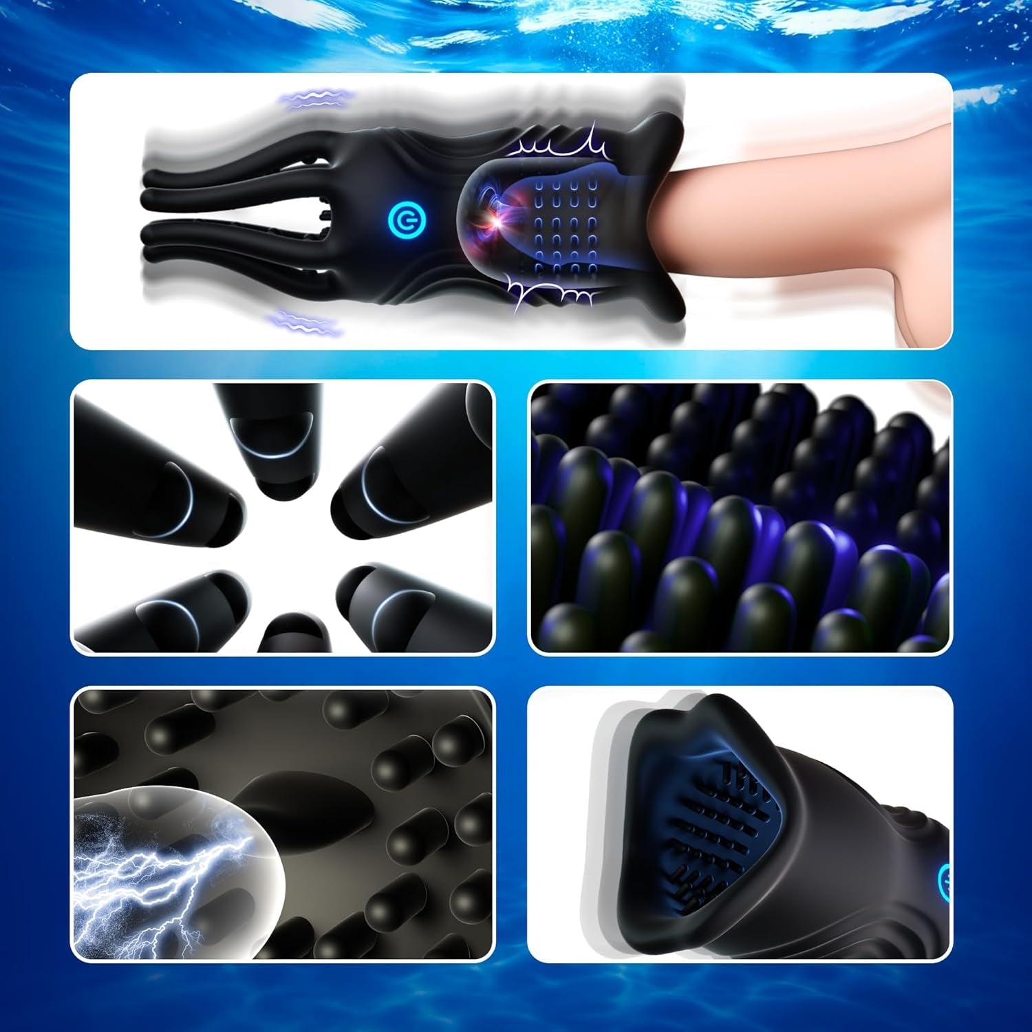 TentacleX 360° Tentacle Male Vibrating Stroker
