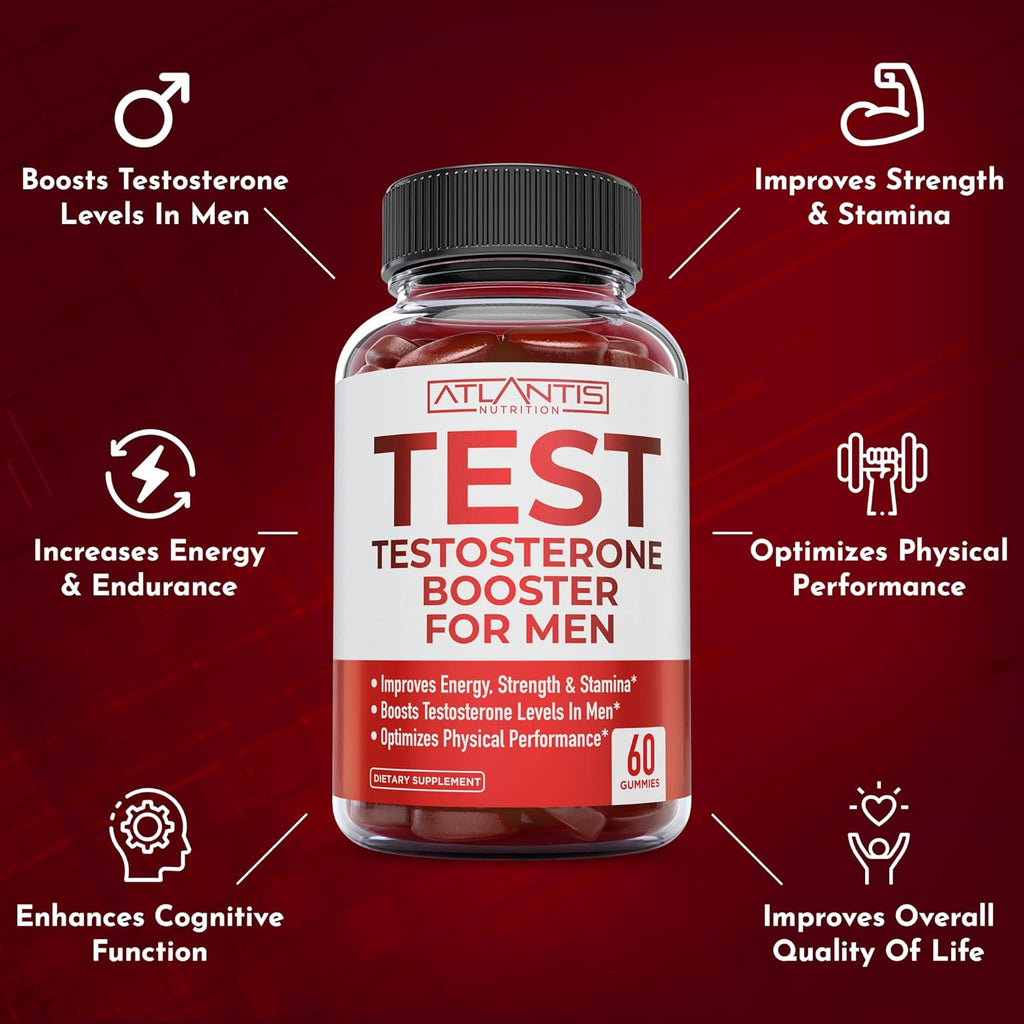 Testosterone Gummies for Men – Energy & Libido Booster