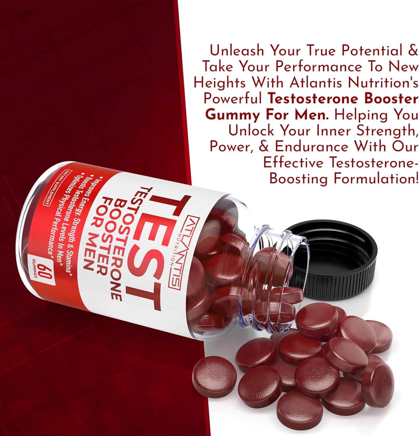 Testosterone Gummies for Men – Energy & Libido Booster