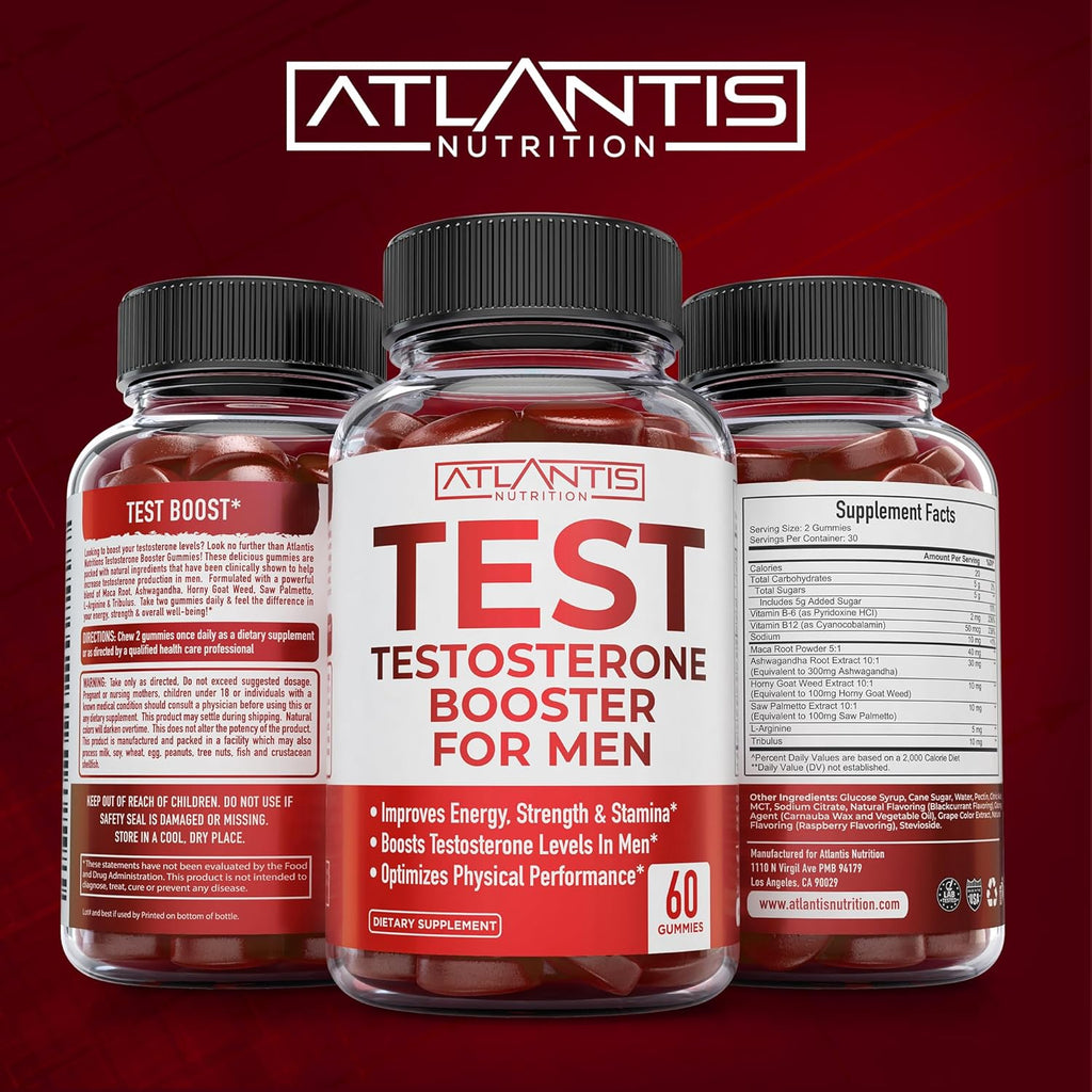 Testosterone Gummies for Men – Energy & Libido Booster
