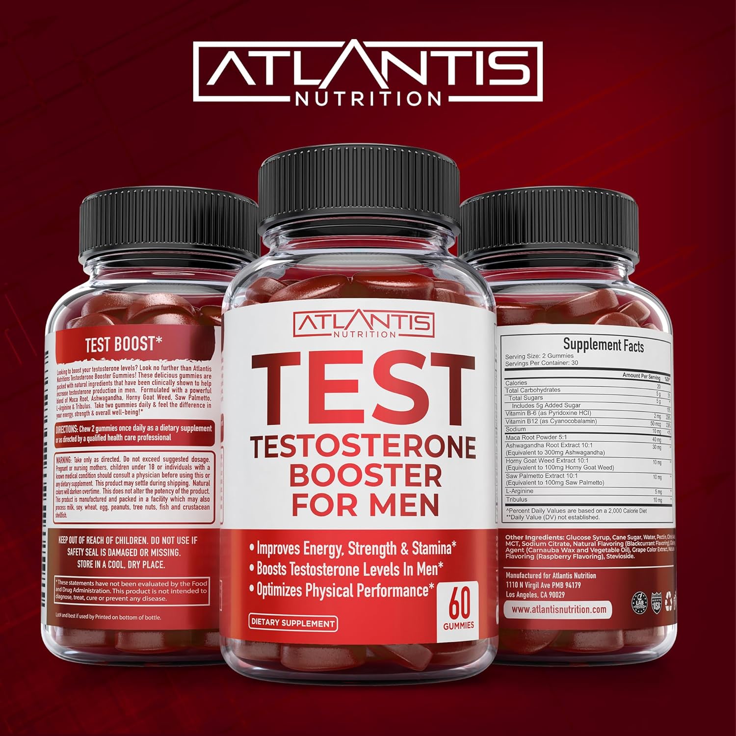 Testosterone Gummies for Men – Energy & Libido Booster