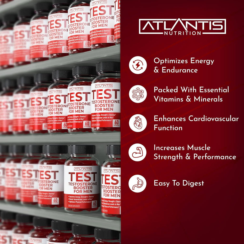 Testosterone Gummies for Men – Energy & Libido Booster