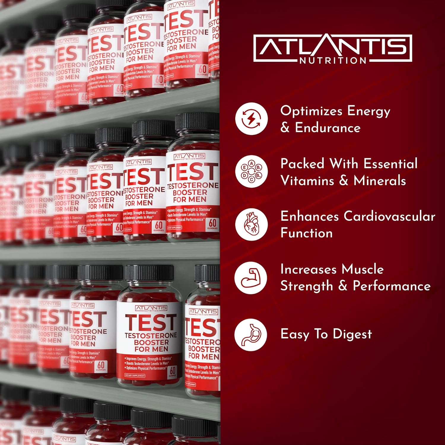Testosterone Gummies for Men – Energy & Libido Booster