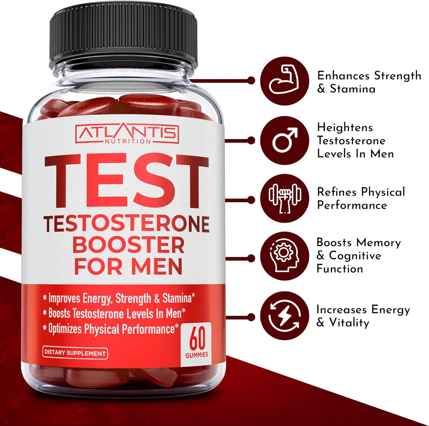 Testosterone Gummies for Men – Energy & Libido Booster