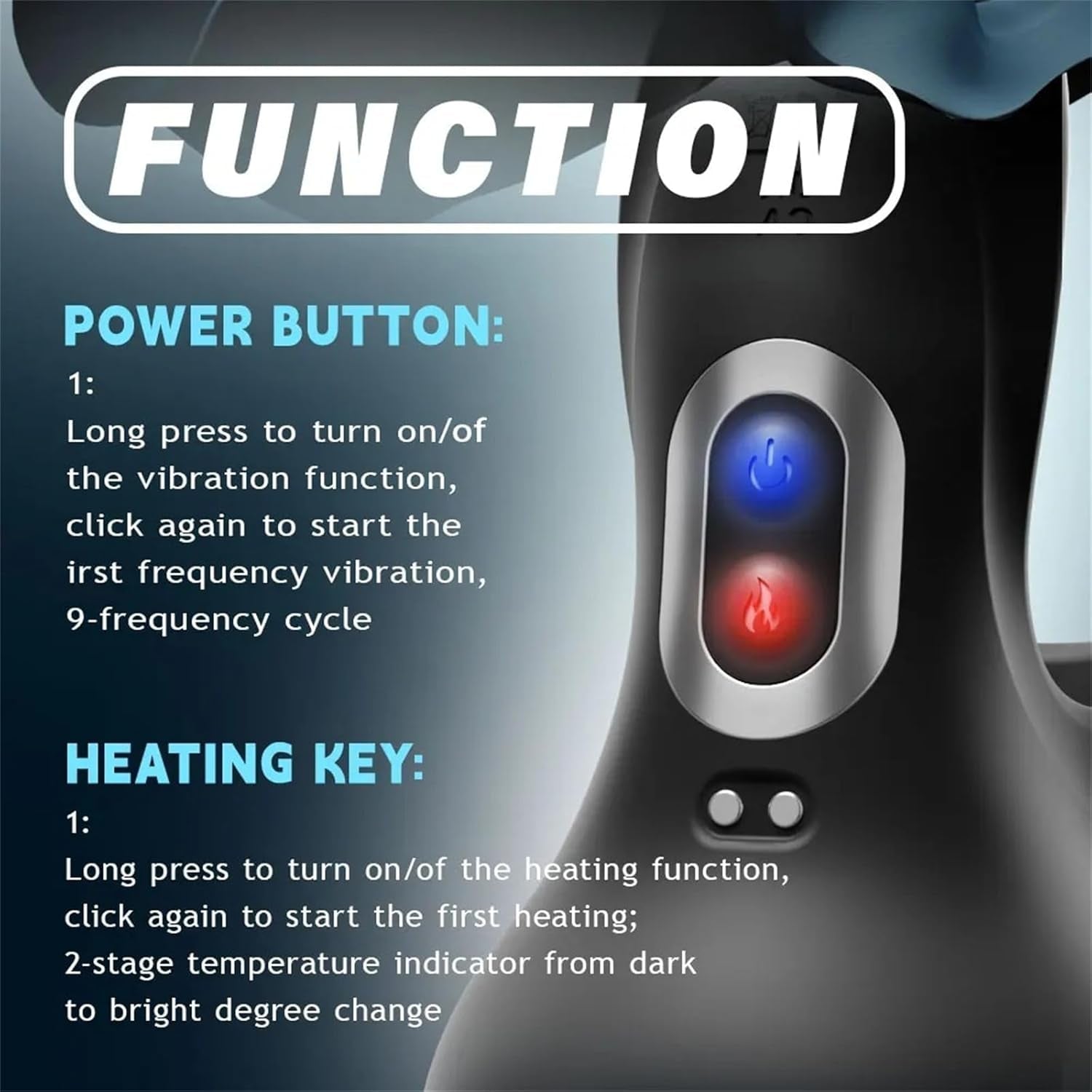 ThermaLock Heated Vibrating Cock Ring