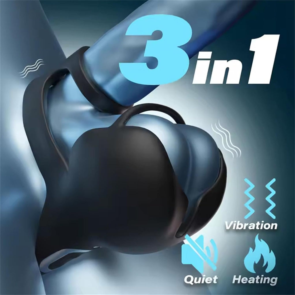 ThermaLock Heated Vibrating Cock Ring
