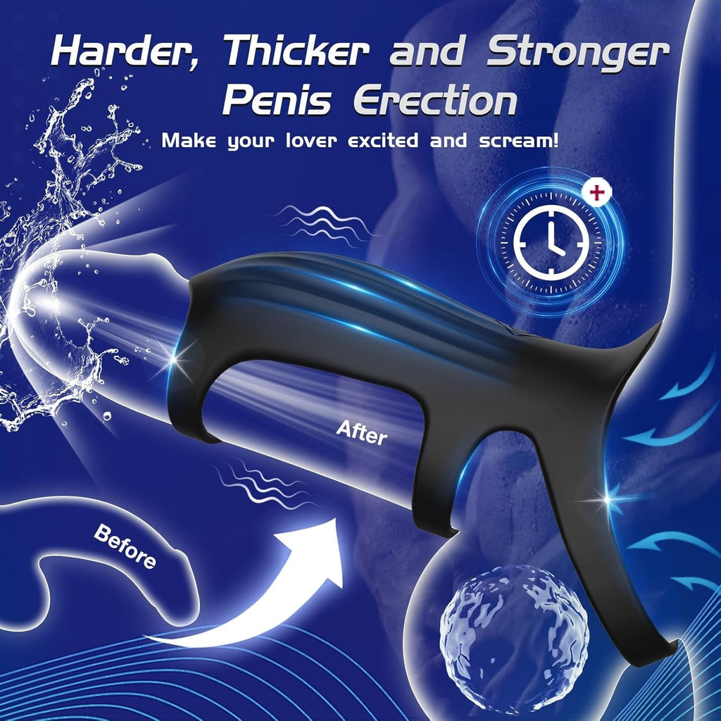 ThickCurve Vibrating Cock Ring & Penis Extender Sleeve