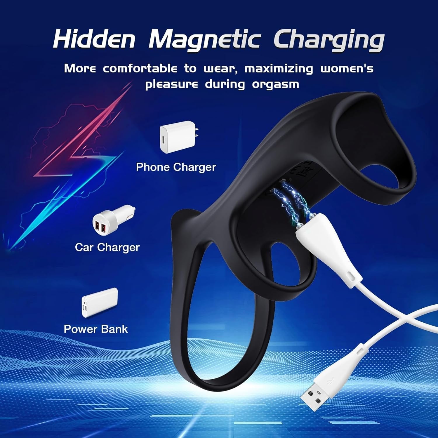 ThickCurve Vibrating Cock Ring & Penis Extender Sleeve