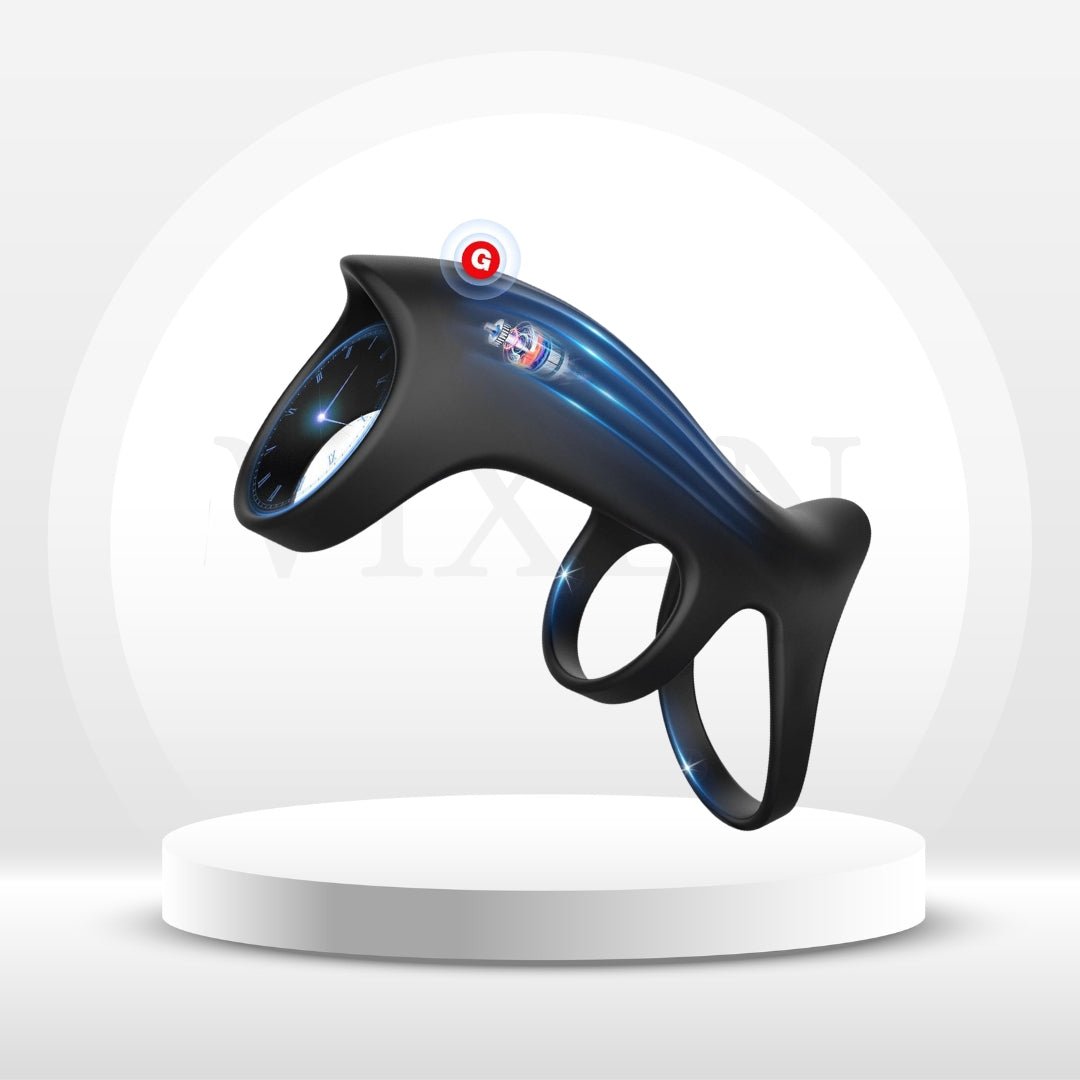 ThickSync Vibrating Penis Sleeve with G-Spot Stimulator