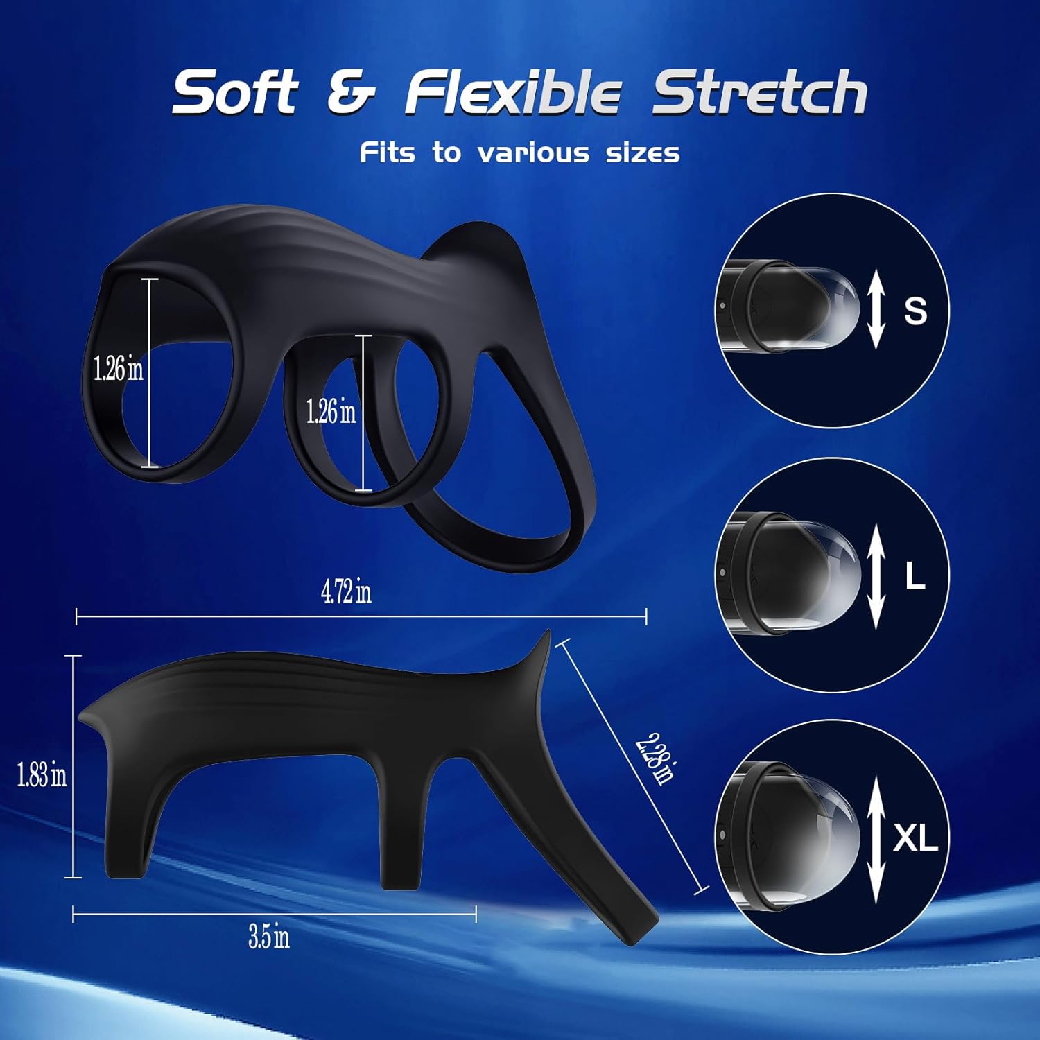 ThickSync Vibrating Penis Sleeve with G-Spot Stimulator