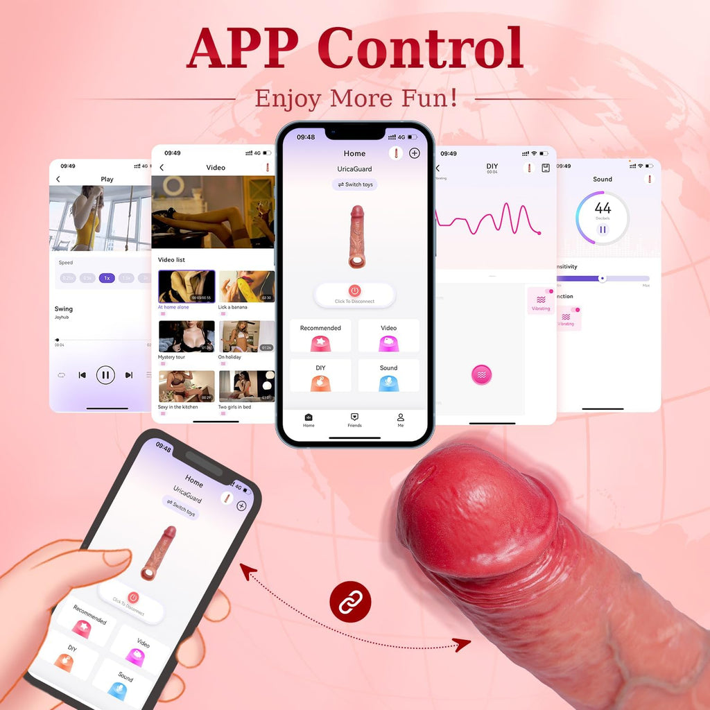 ThickThrill Vibrating Penis Sleeve Extender