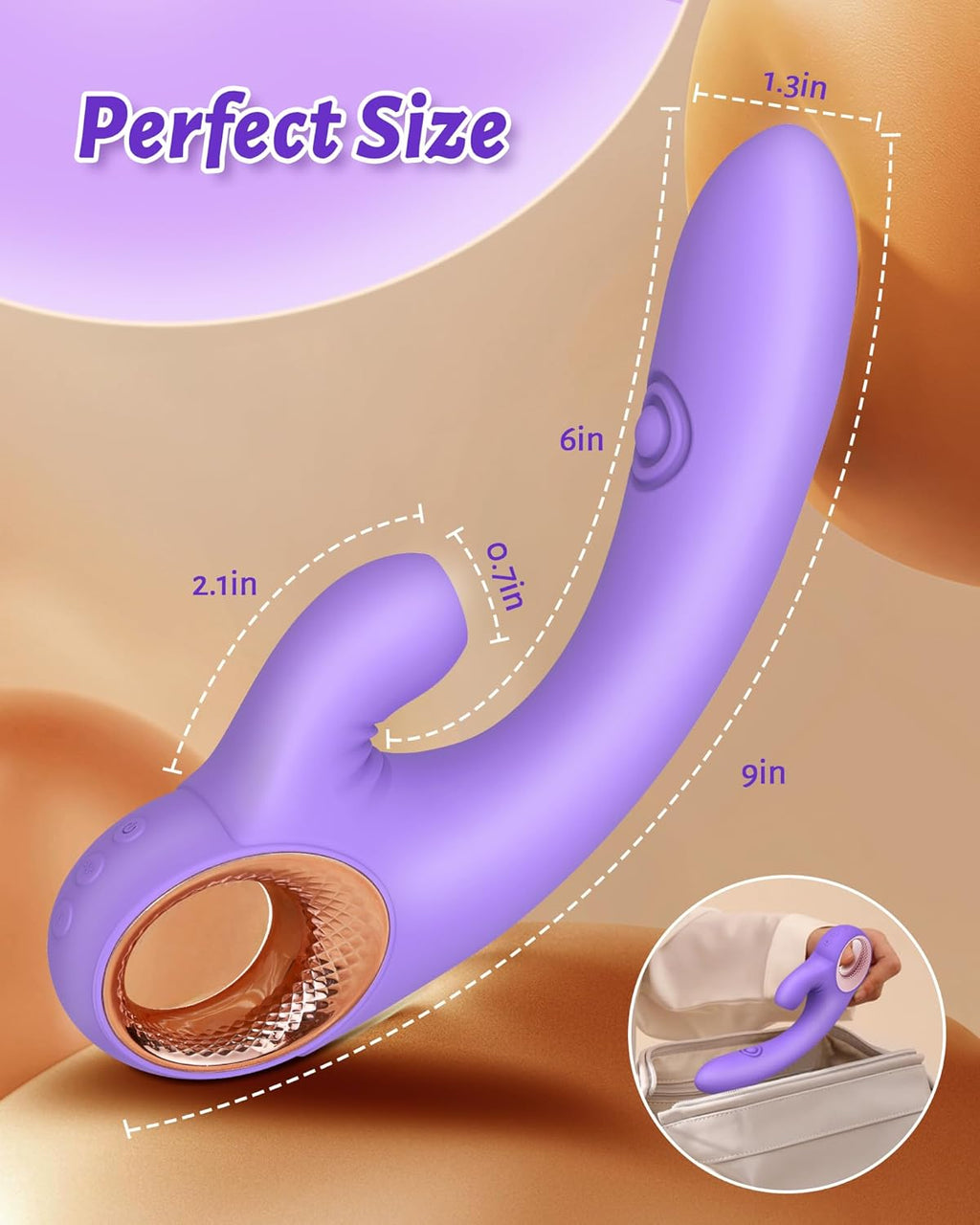 ThrillCraft 3-in-1 Clit Sucker, Slapper & Vibrator