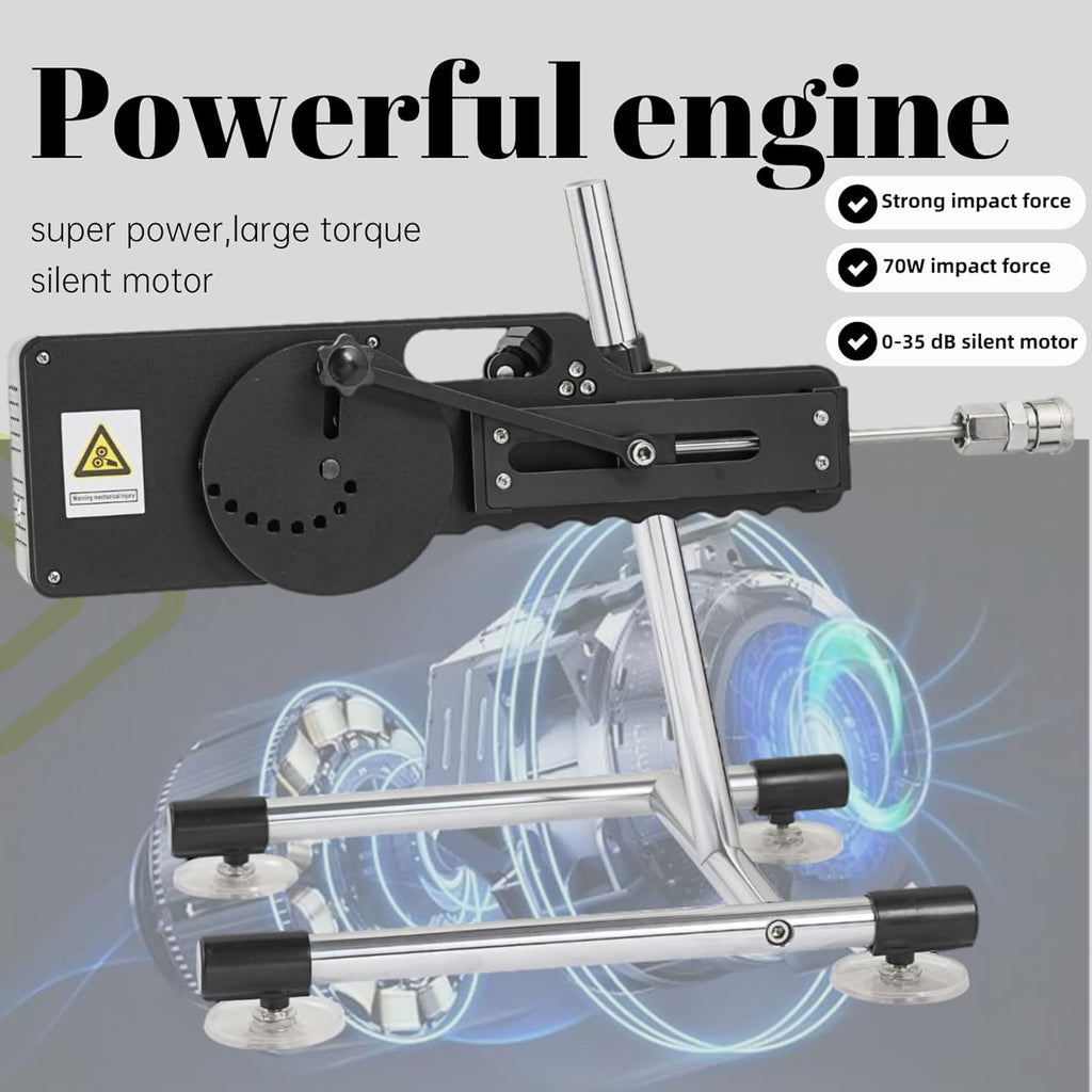 ThrillThrust Realistic Thrusting Sex Machine with Remote