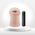ThroatVibe Oral Pocket Pussy Stroker with Bullet Vibrator
