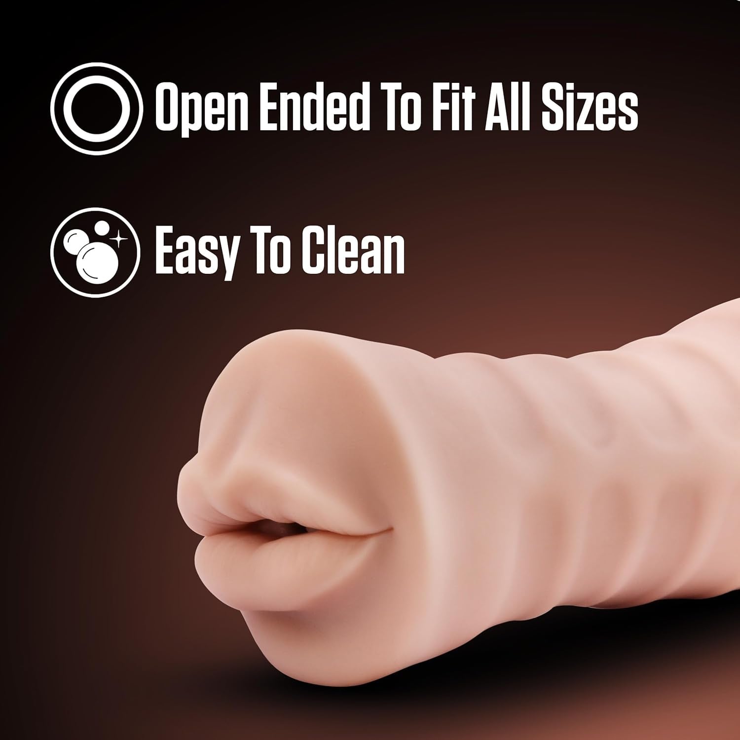 ThroatVibe Oral Pocket Pussy Stroker with Bullet Vibrator