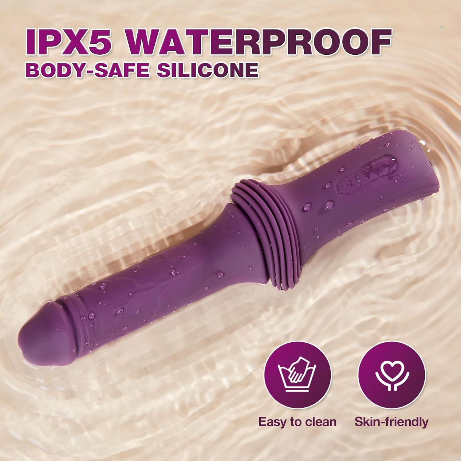 ThrustDeep Heated Dildo Sex Machine