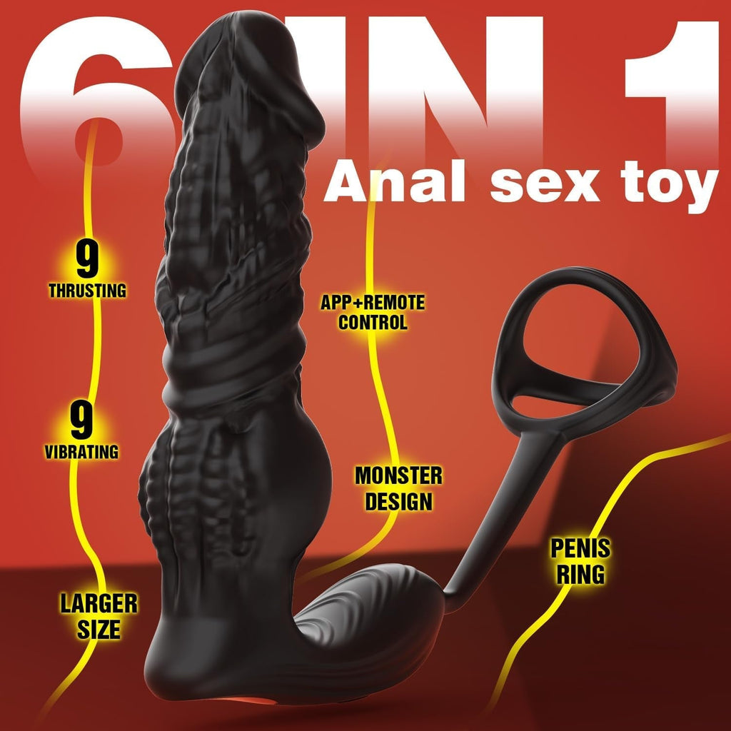 ThrustDrive Fast Thrusting Prostate Massager Cock Ring