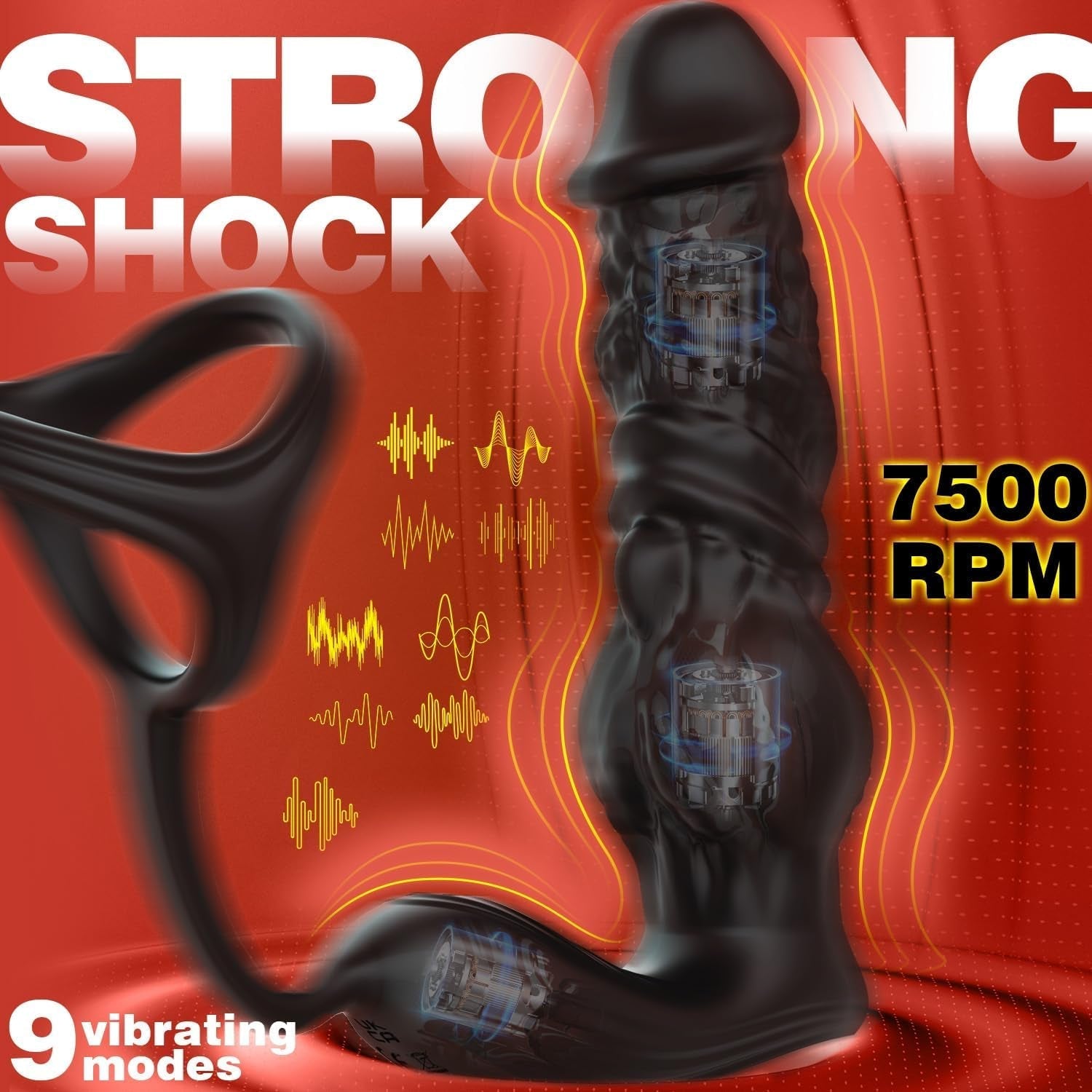 ThrustDrive Fast Thrusting Prostate Massager Cock Ring