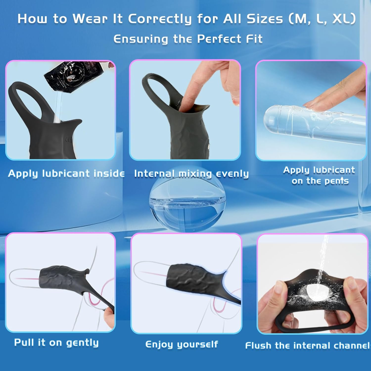 ThrustEdge Boost Girth Vibrating Penis Sleeve