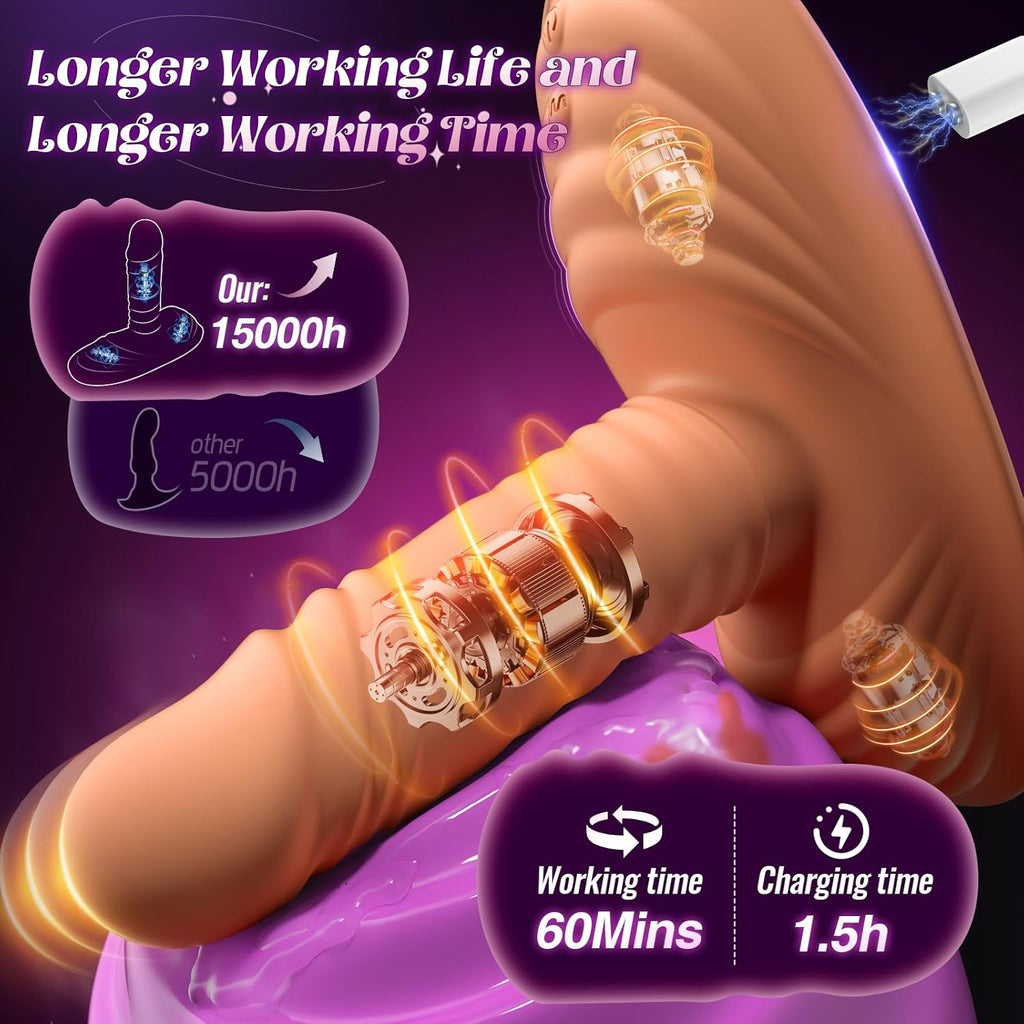 ThrustGlide 8-in-1 Ride-On Vibrator