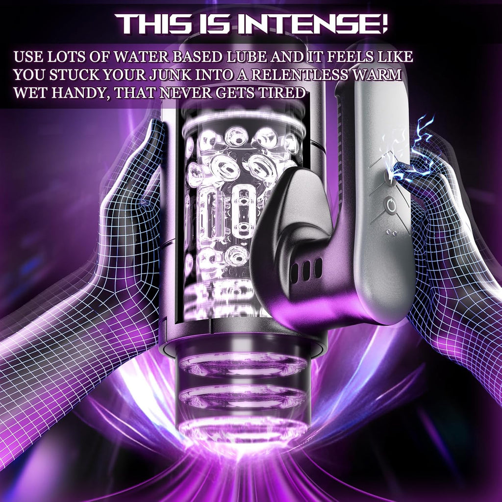 ThrustGrip Handheld Telescopic PE Trainer Masturbator