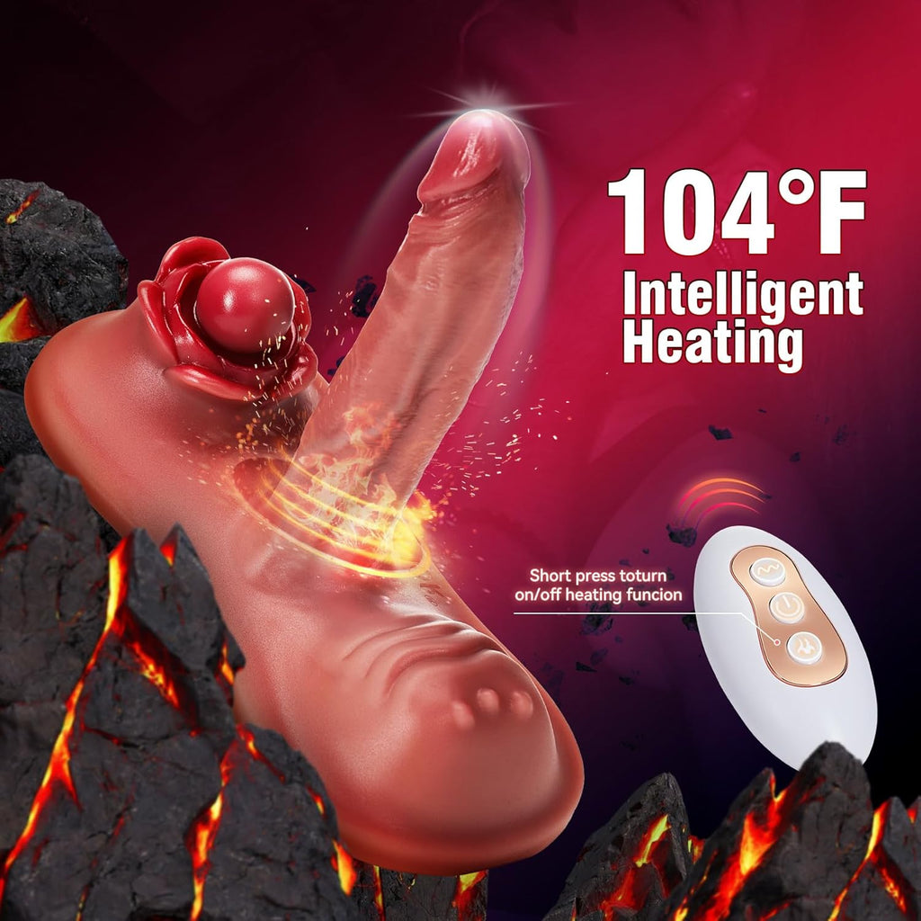 ThrustHeat Ride-On Vibrator with Remote Control