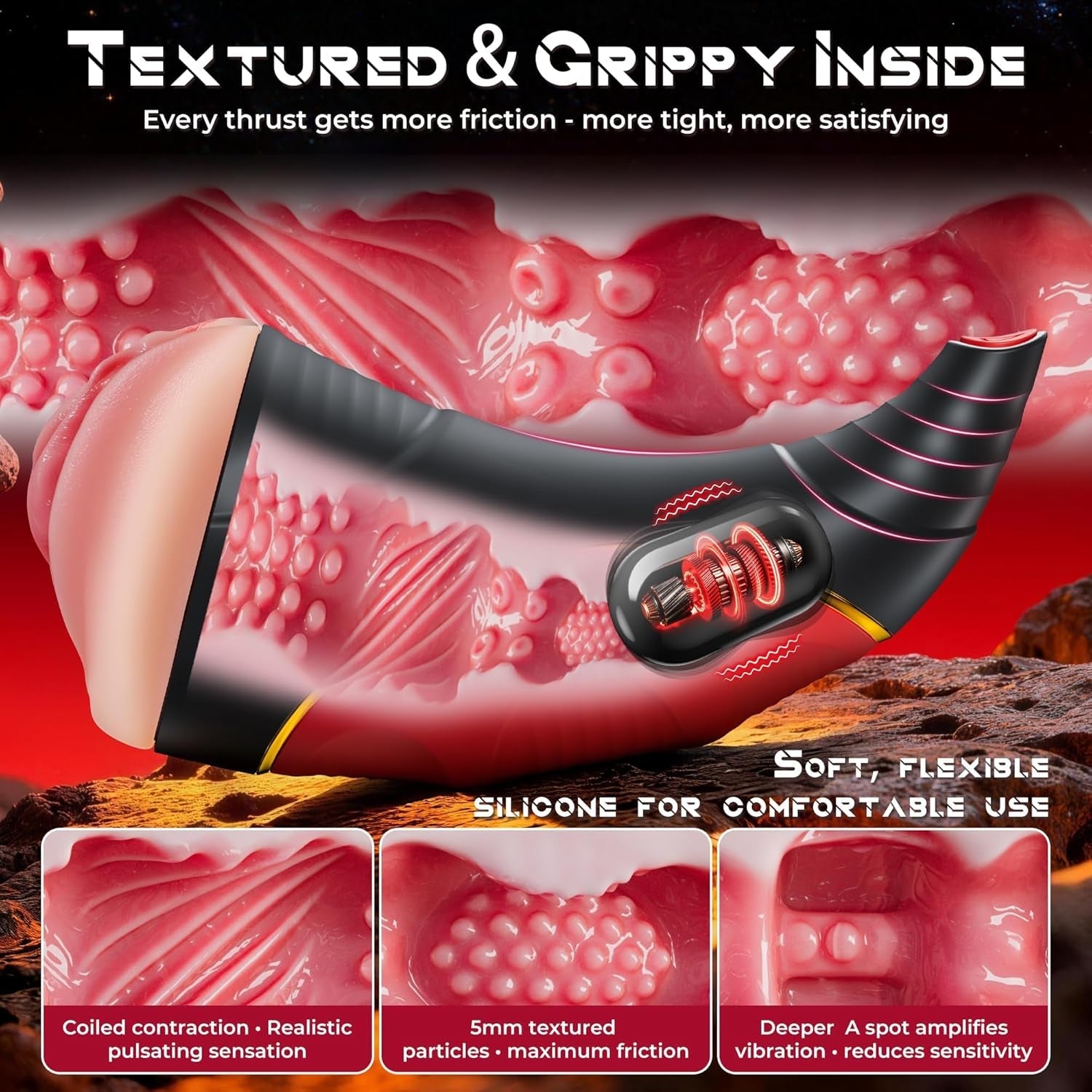 ThrustHorn Vibrating Male Stroker Fleshlight