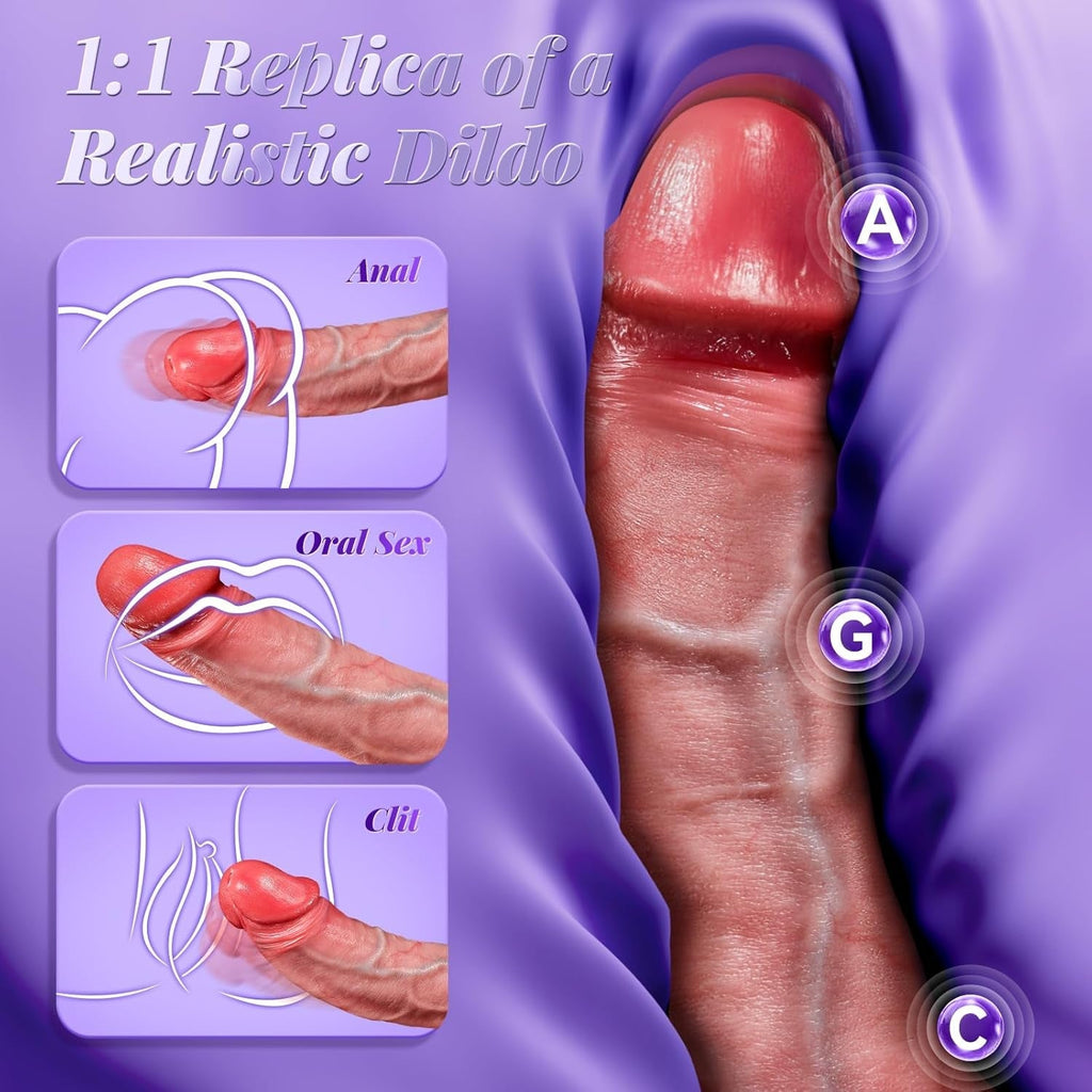 AetherFlex AI App Thrusting Dildo Vibrator