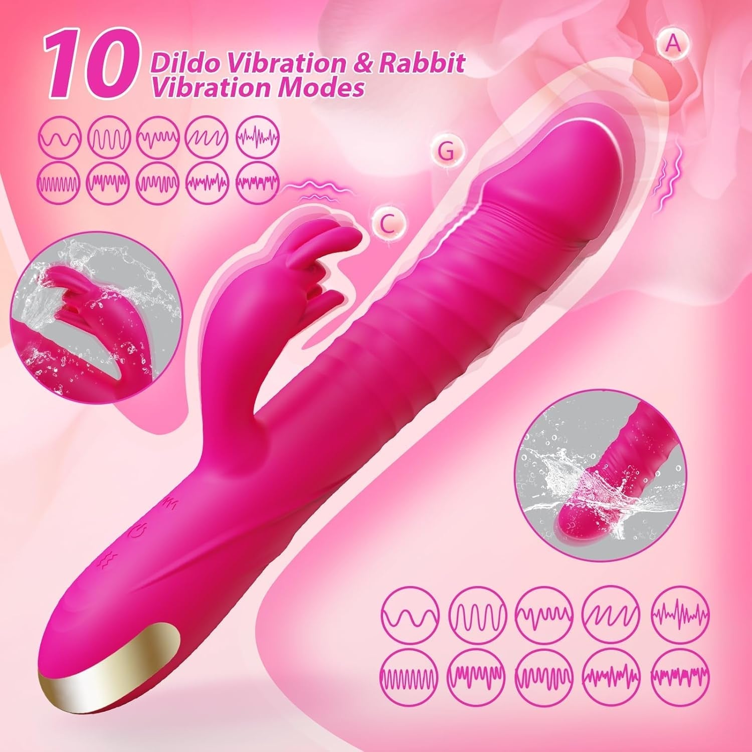 ThrustJoy 3-in-1 Rabbit Vibrator