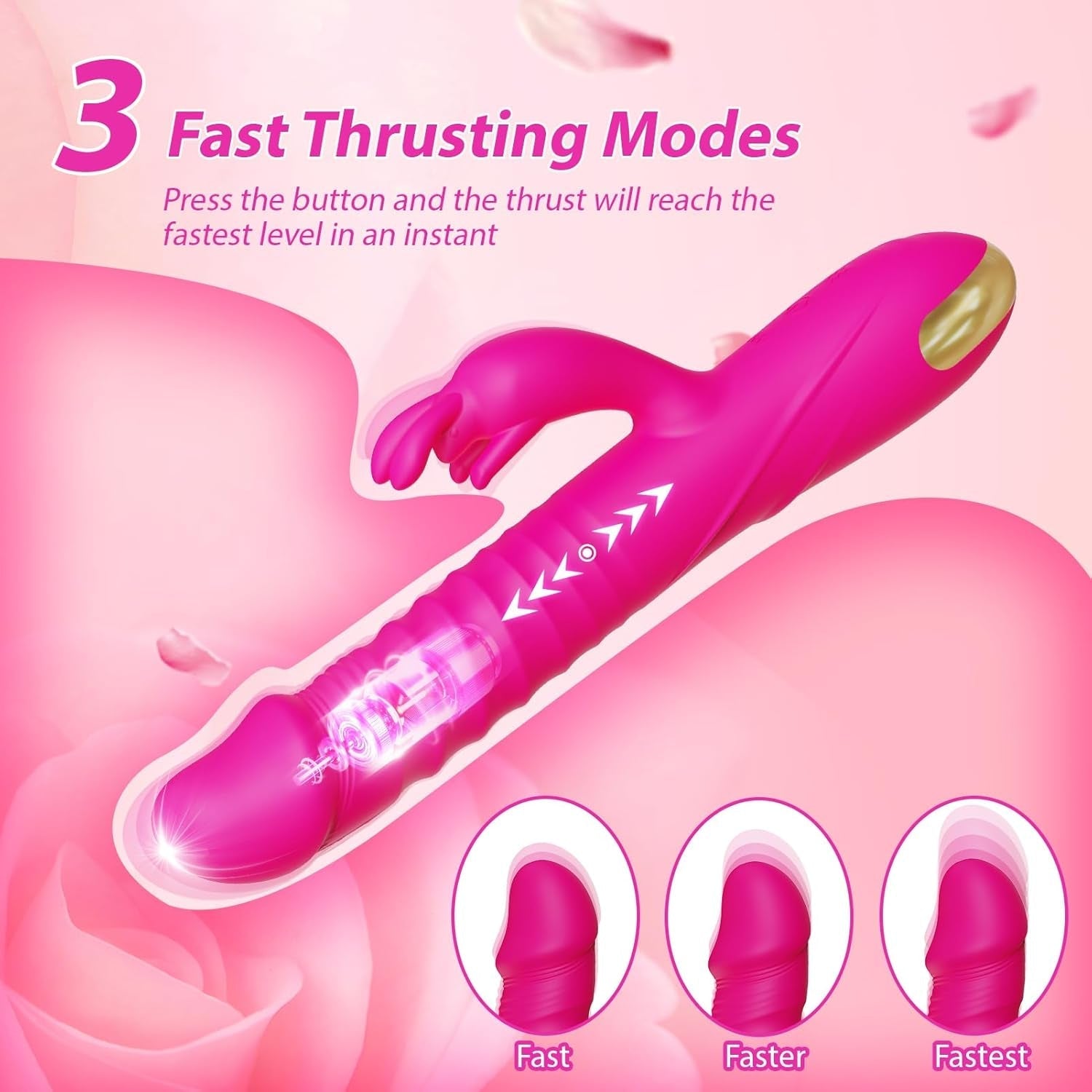 ThrustJoy 3-in-1 Rabbit Vibrator
