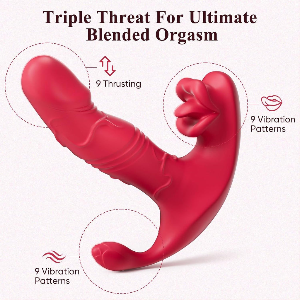 ThrustMuse Triple Stimulation Thrusting Wearable Vibrator