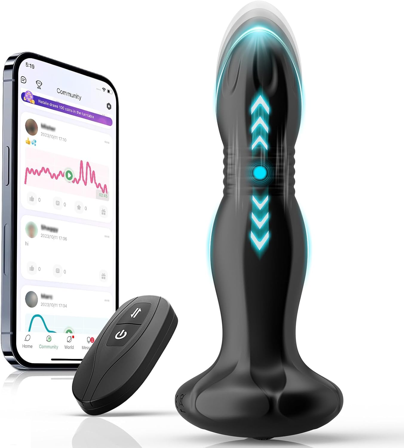 ThrustPlunge App-Controlled Prostate Massager