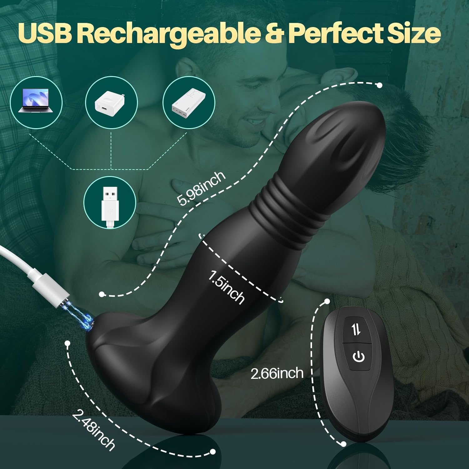 ThrustPlunge App-Controlled Prostate Massager