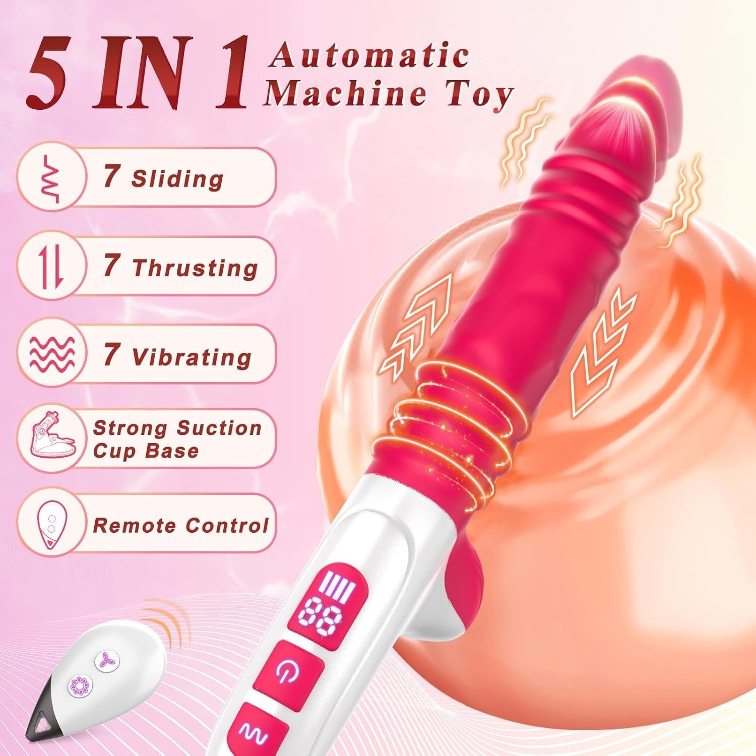 ThrustPulse Thrusting Dildo Sex Machine