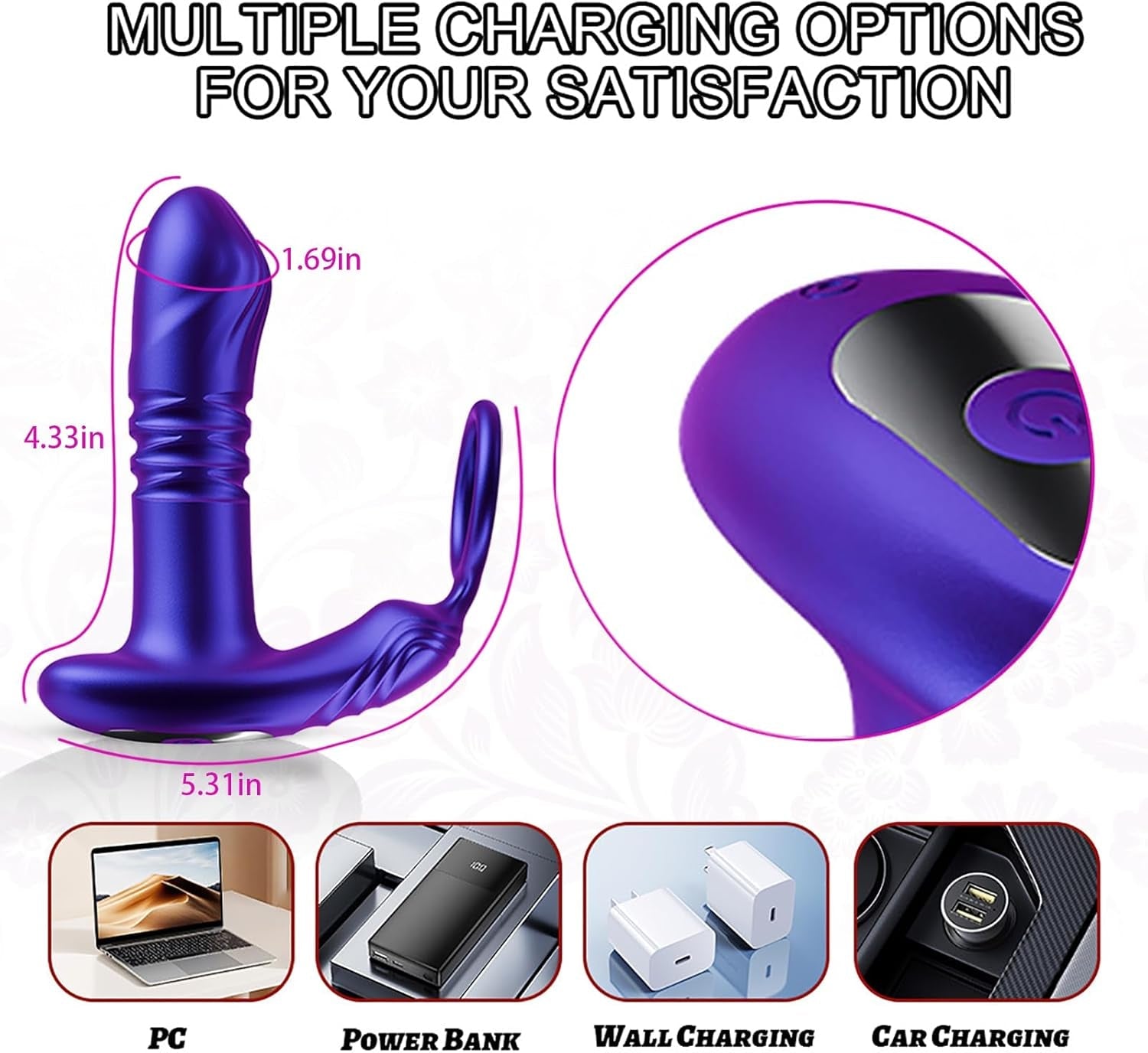 ThrustRing Thrusting Prostate Massager Cock Ring