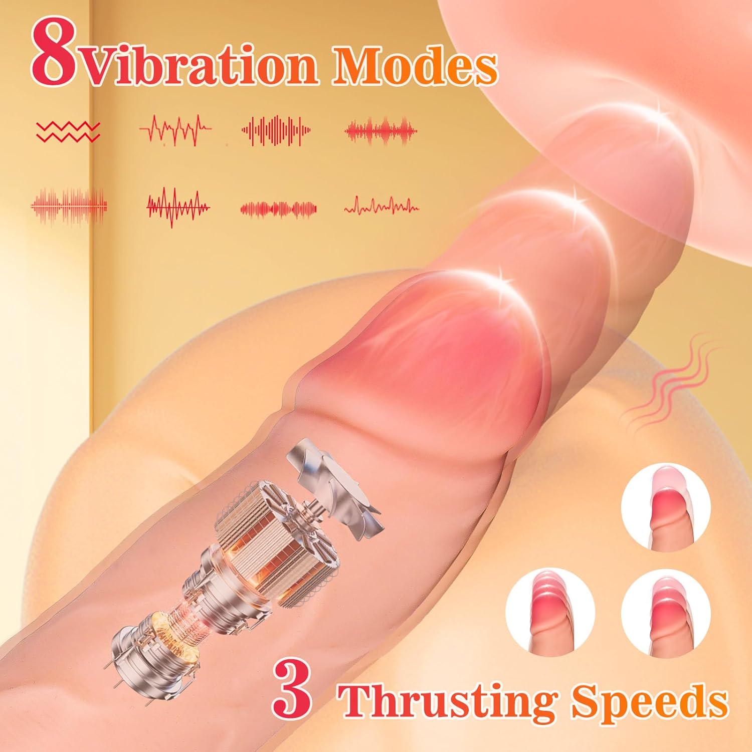 ThrustRod 4-in-1 Dildo Machine with Swinging Balls