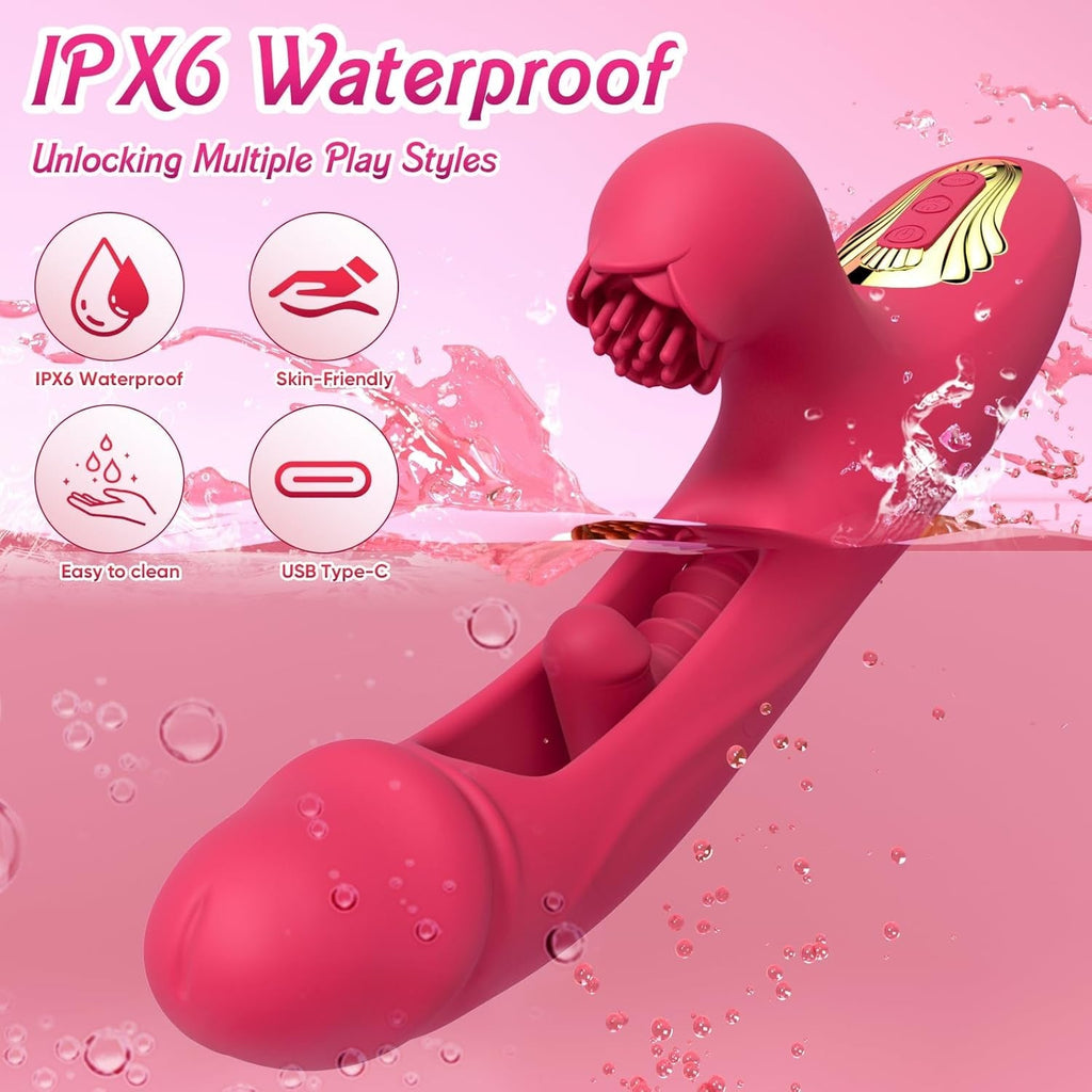 ThrustRose Internal Vibrating Glans Dildo Vibrator