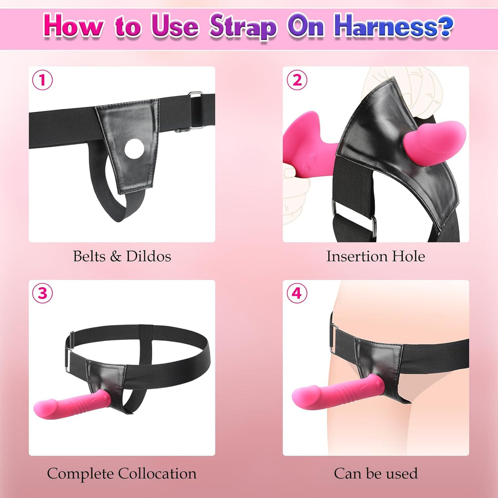 ThrustX Vibrating G-Spot Strap-On Dildo
