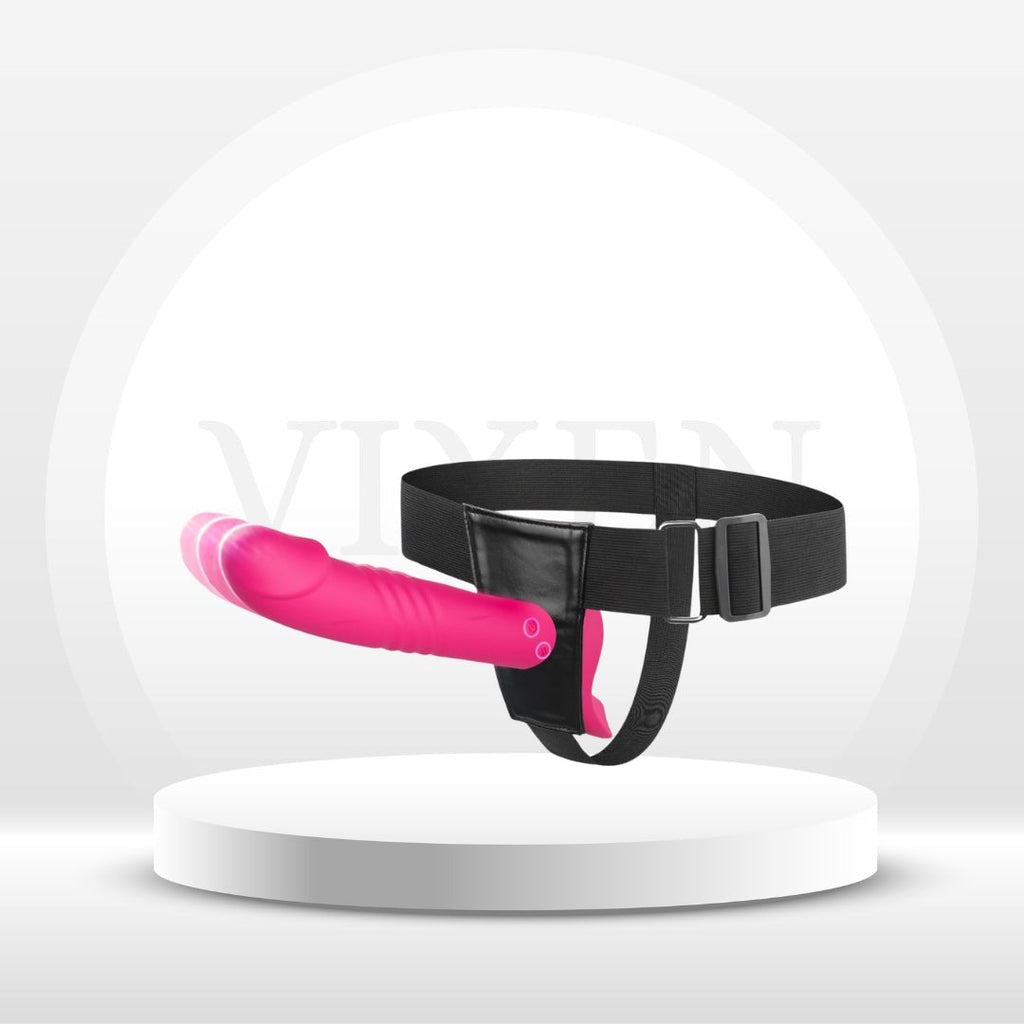 ThrustX Vibrating G-Spot Strap-On Dildo